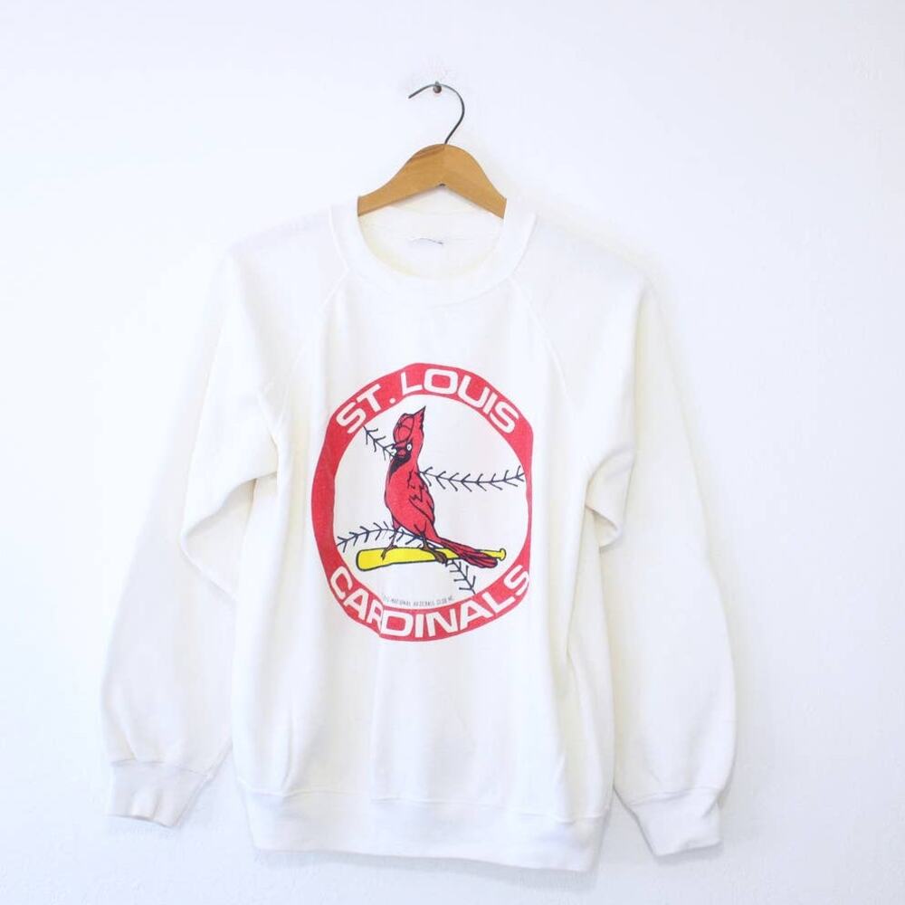 Vintage St Louis Missouri Cardinals Baseball Sweatshirt Large - Picture 1 of 6